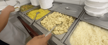 Side dishes at rincón de las papas in Asunción