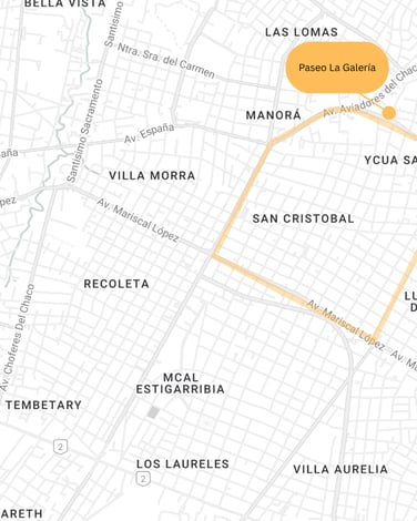 san cristobal asuncion map